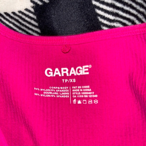 tank top garage rose, size XS, peu porté - Picture 2 of 2